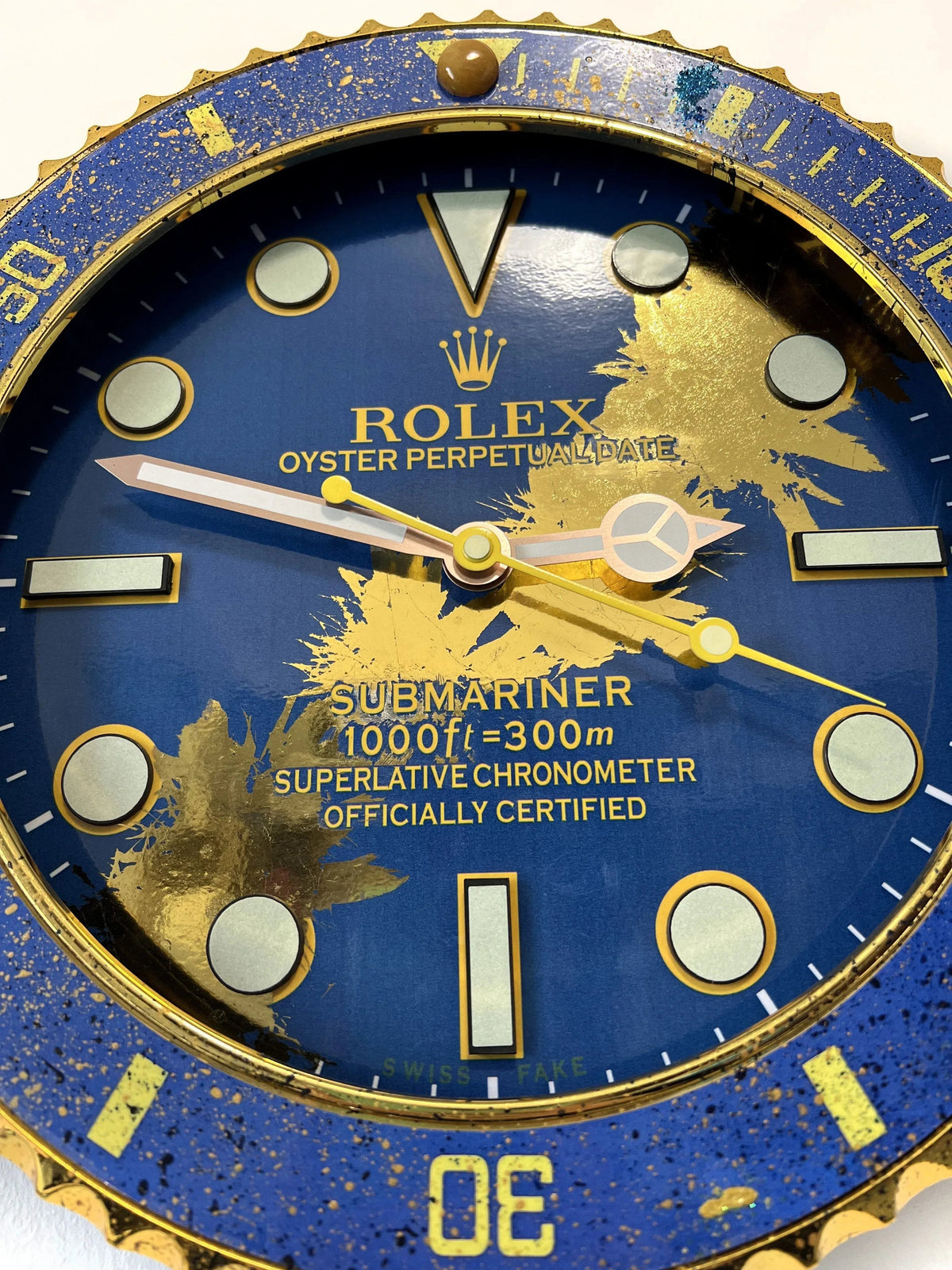 Orologio Deep Blue Custom da Parete - Moon24