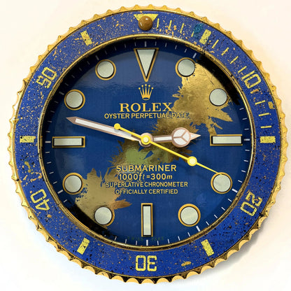Orologio Deep Blue Custom da Parete - Moon24