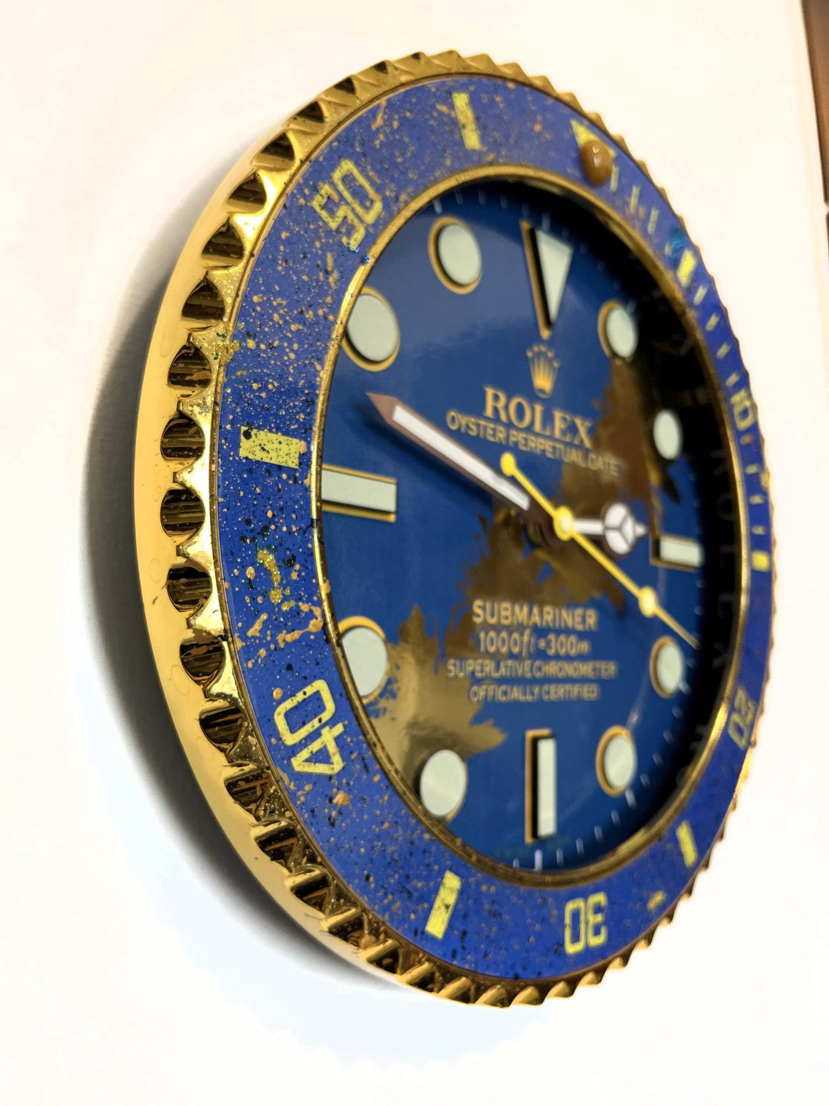 Orologio Deep Blue Custom da Parete - Moon24