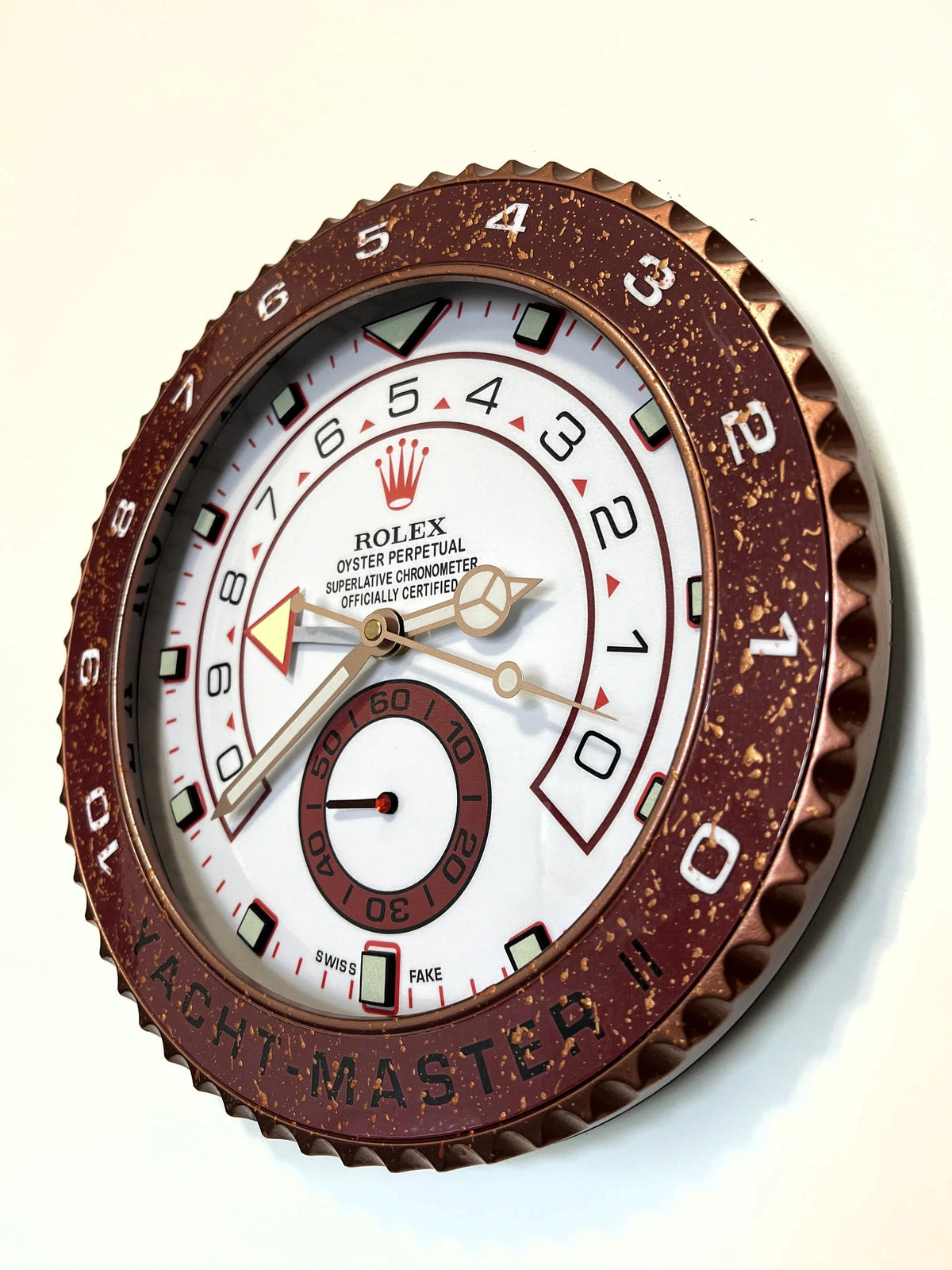 Orologio Bordeaux Lake Custom da Parete - Moon24