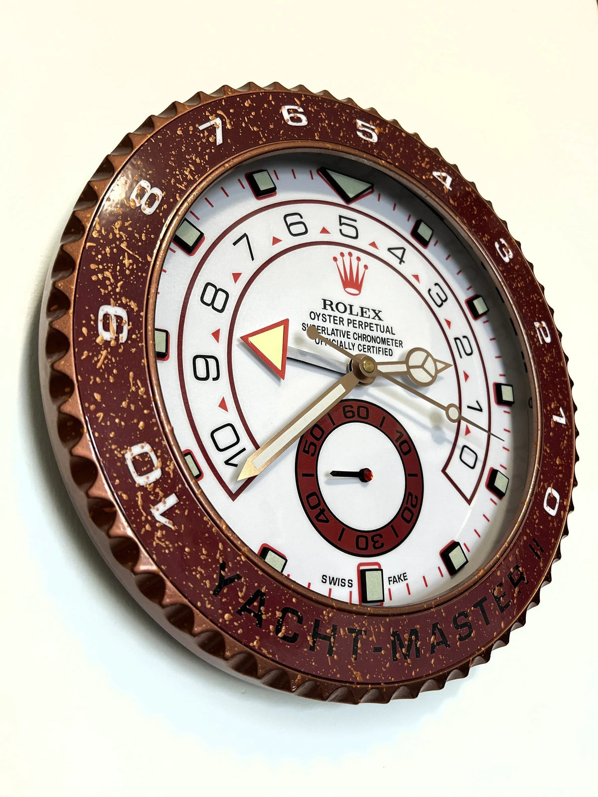 Orologio Bordeaux Lake Custom da Parete - Moon24