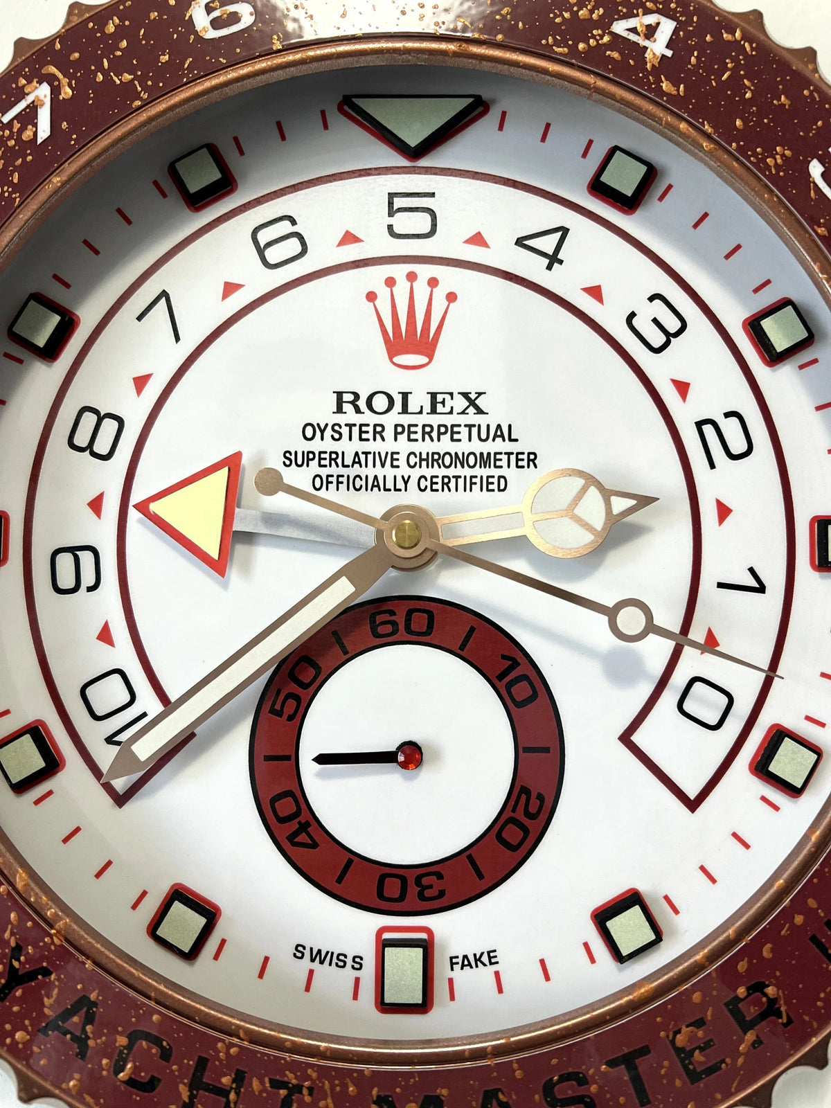 Orologio Bordeaux Lake Custom da Parete - Moon24