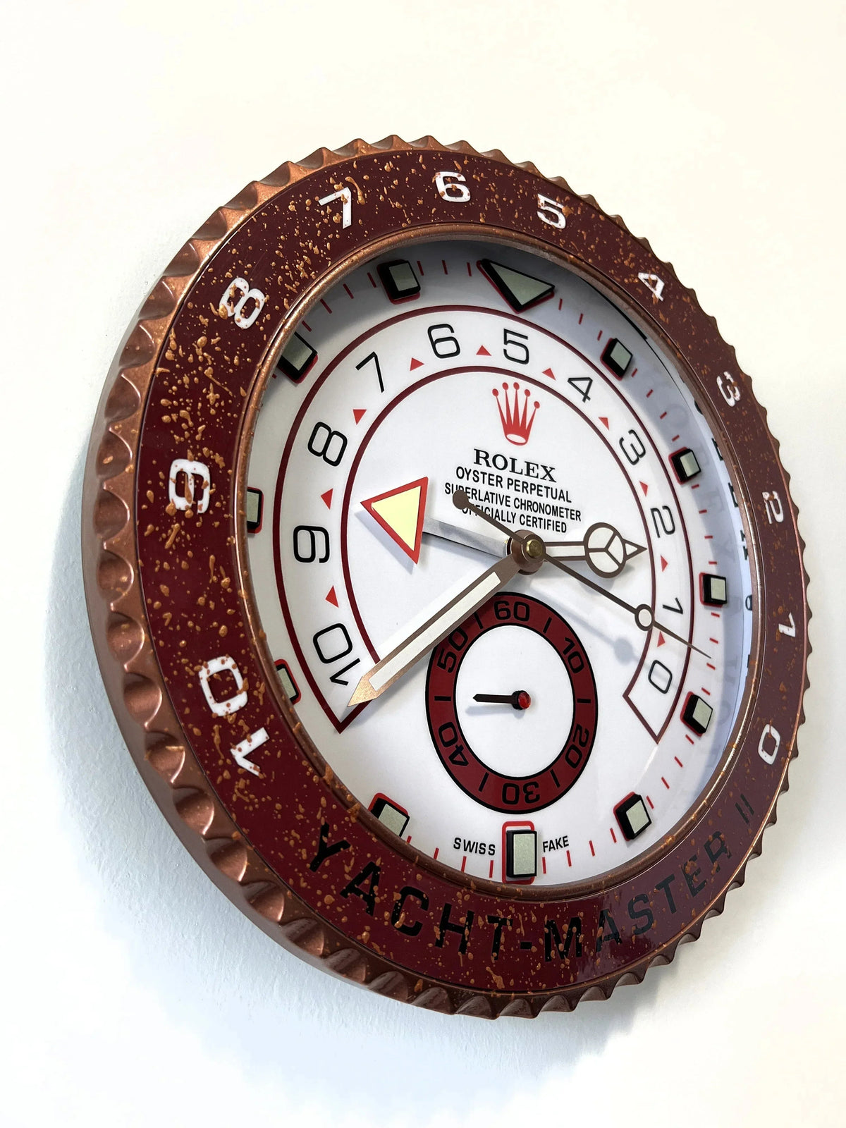 Orologio Bordeaux Lake Custom da Parete - Moon24