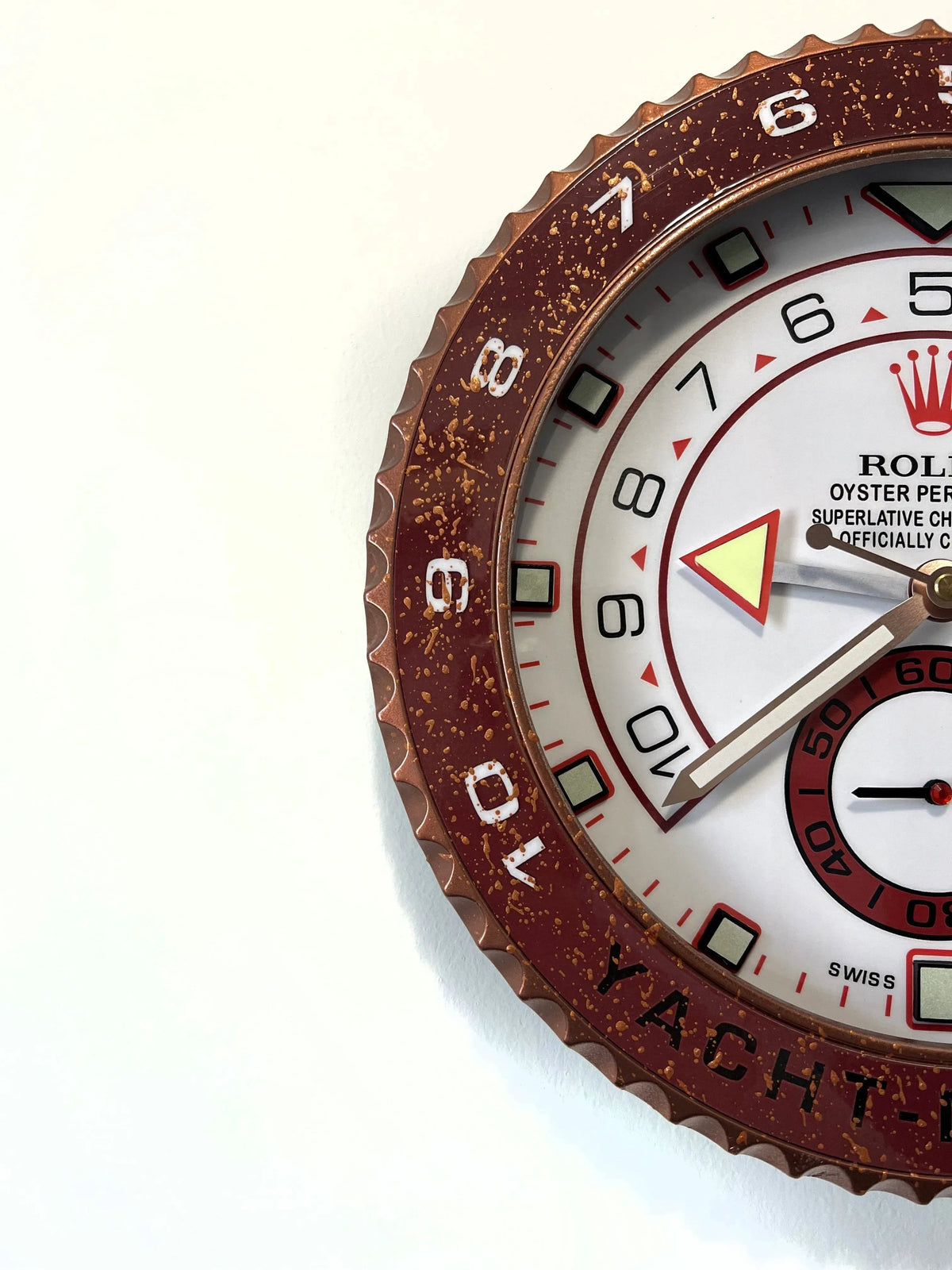 Orologio Bordeaux Lake Custom da Parete - Moon24