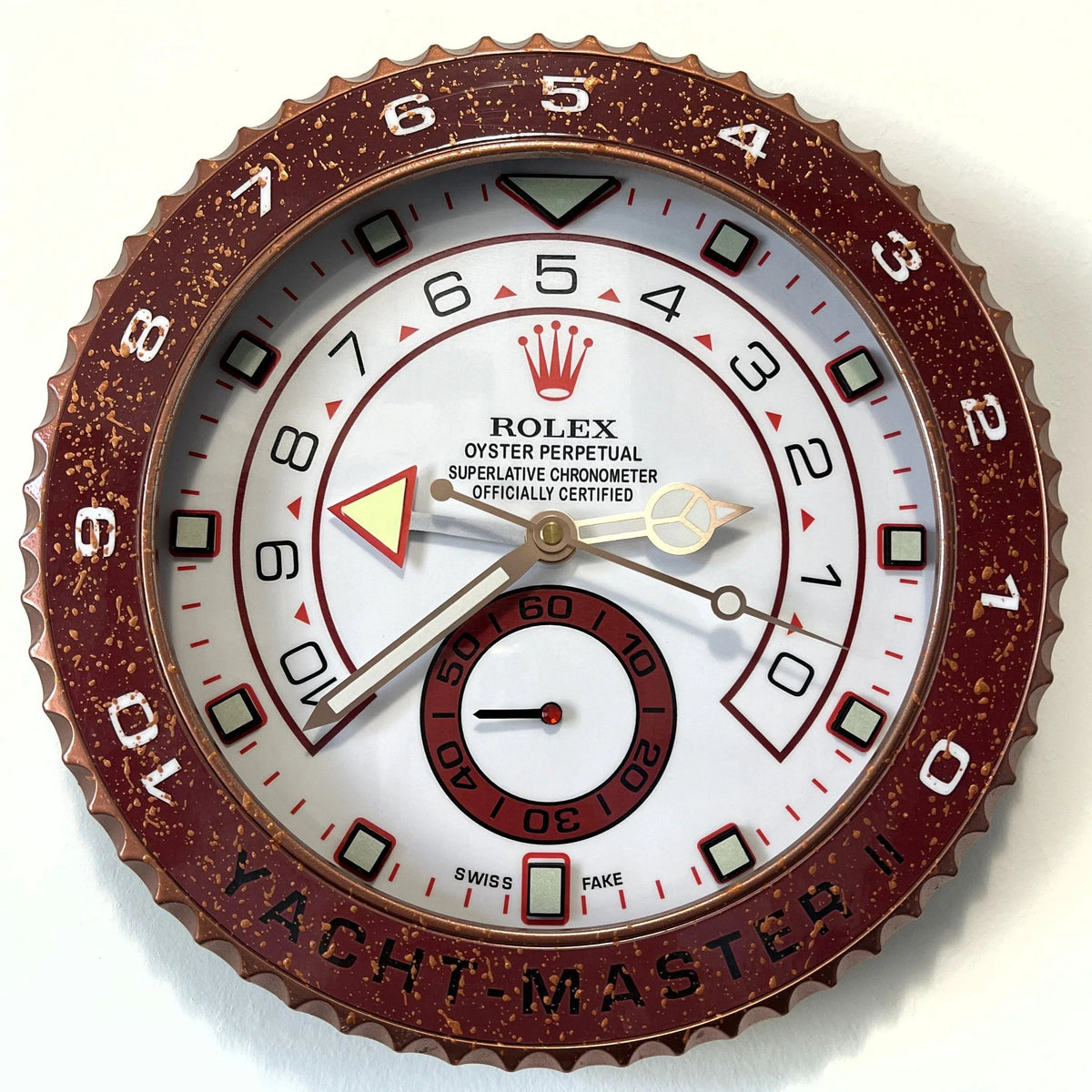 Orologio Bordeaux Lake Custom da Parete - Moon24