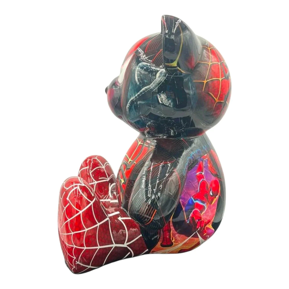 Teddy For Spiderman – Scultura Pop Art Edizione Limitata | Naor26