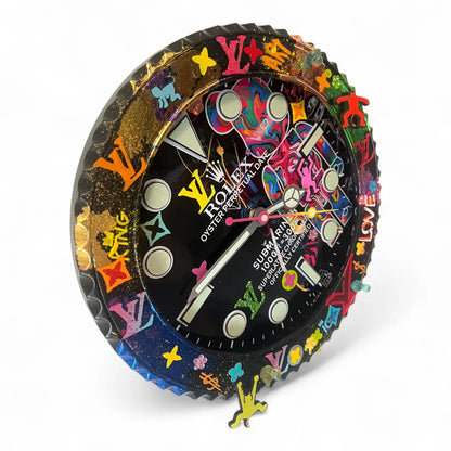 Orologio da Parete Custom Pop Art – Sub Bearbrick Edition