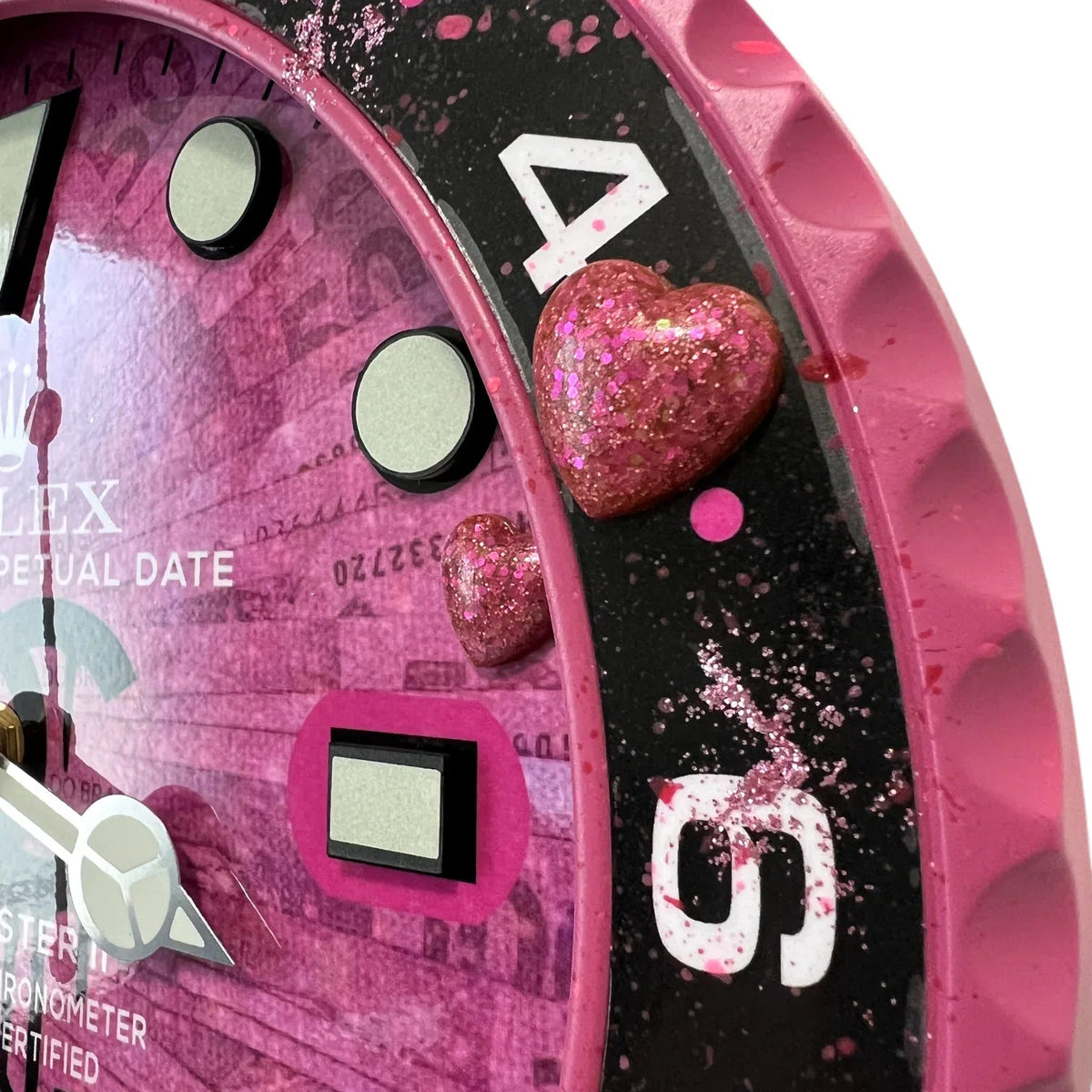 Orologio da Parete Custom – Pink Plush Edition | Moon24