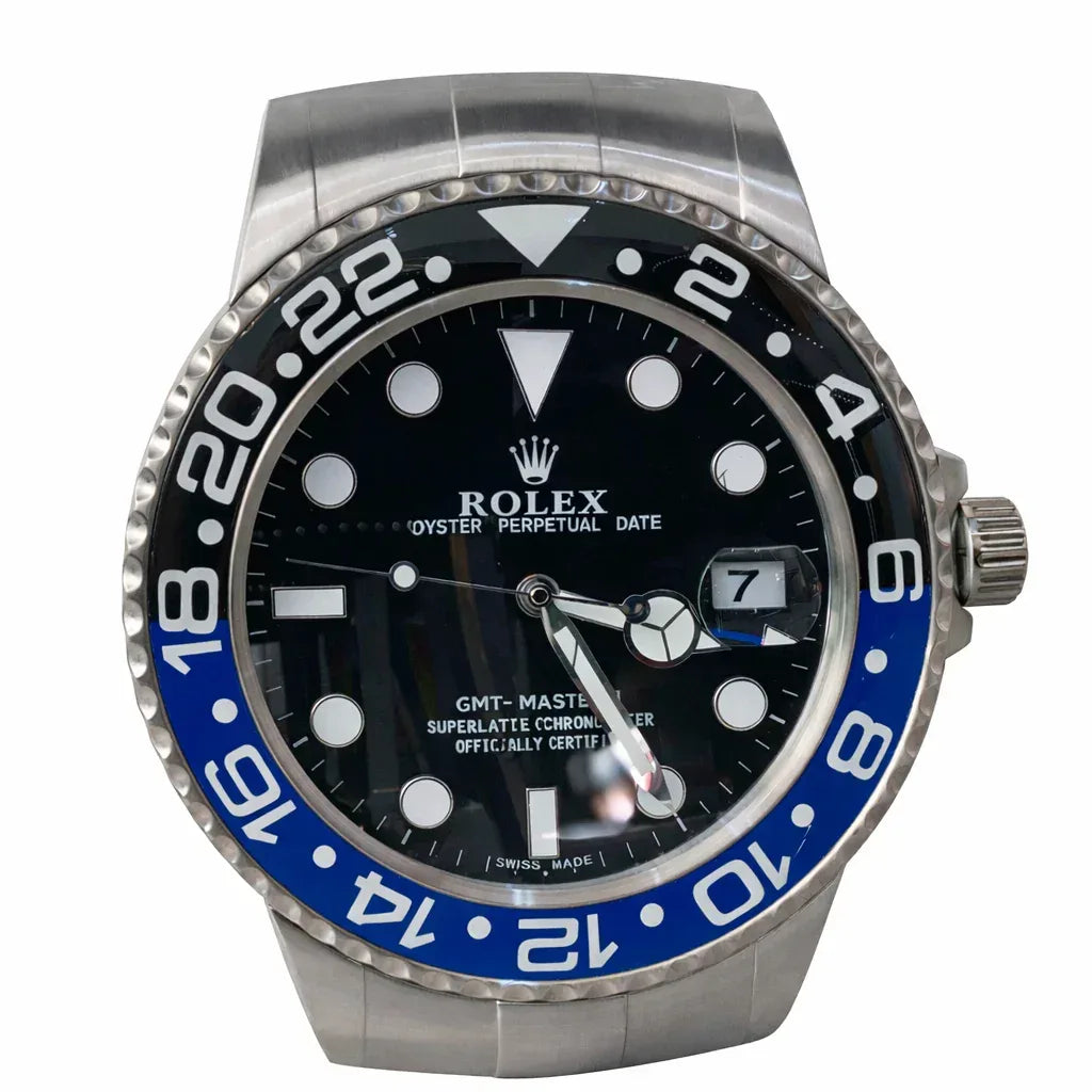 Orologio da Parete GMT XXL 43cm Design Executive - Moon24
