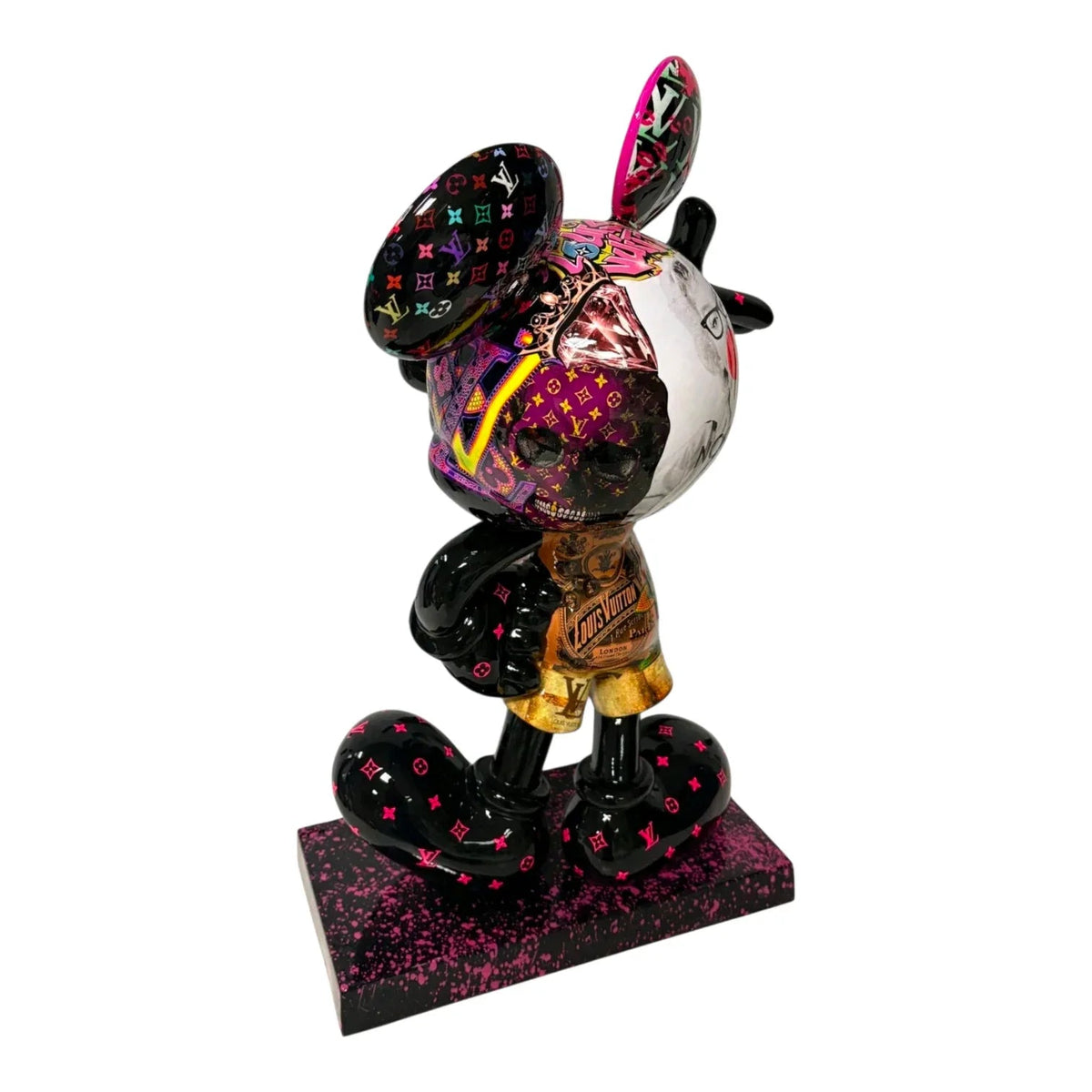 Mickey Vuitton Top Pop Art – Scultura Arte Limitata | Naor26