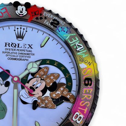Orologio da Parete Custom Pop Art – Daytona Minnie LV Edition