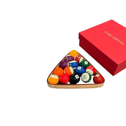Set da Biliardo Custom Luxury ispirato a Louis Vuitton Floreal – Edizione Limitata