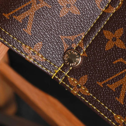 Poltrona Pieghevole Custom Luxury Ispirata a Louis Vuitton – Tabacco