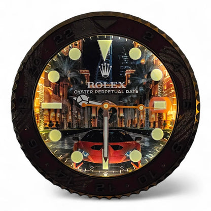 Orologio da Parete Custom Pop Art – GMT Street to Dubai Edition | Moon24