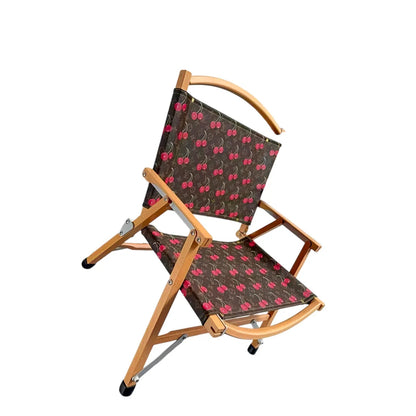 Poltrona Pieghevole Custom Luxury Ispirata a Louis Vuitton – Chocolate & Tabacco