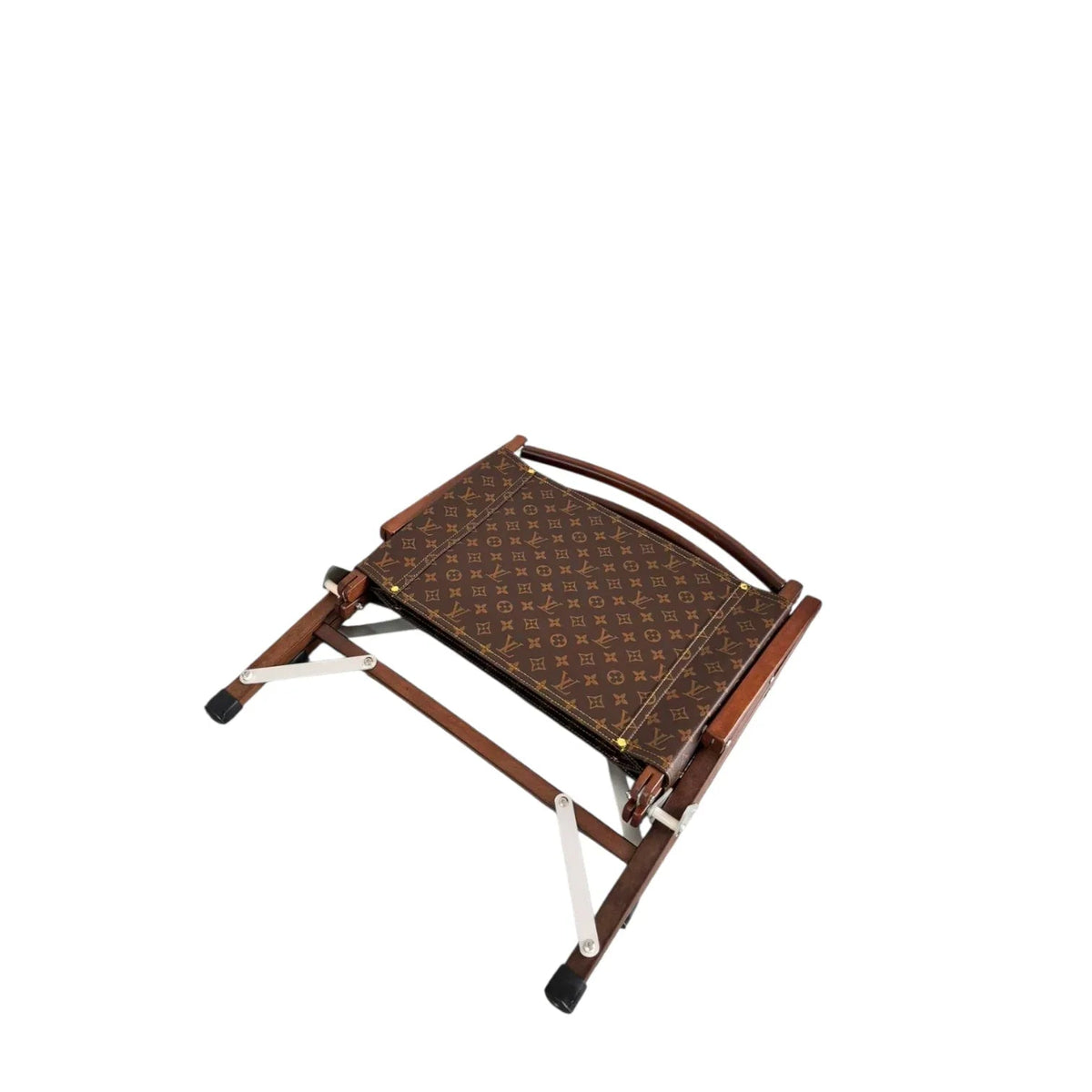 Poltrona Pieghevole Custom Luxury Ispirata a Louis Vuitton – Chocolate
