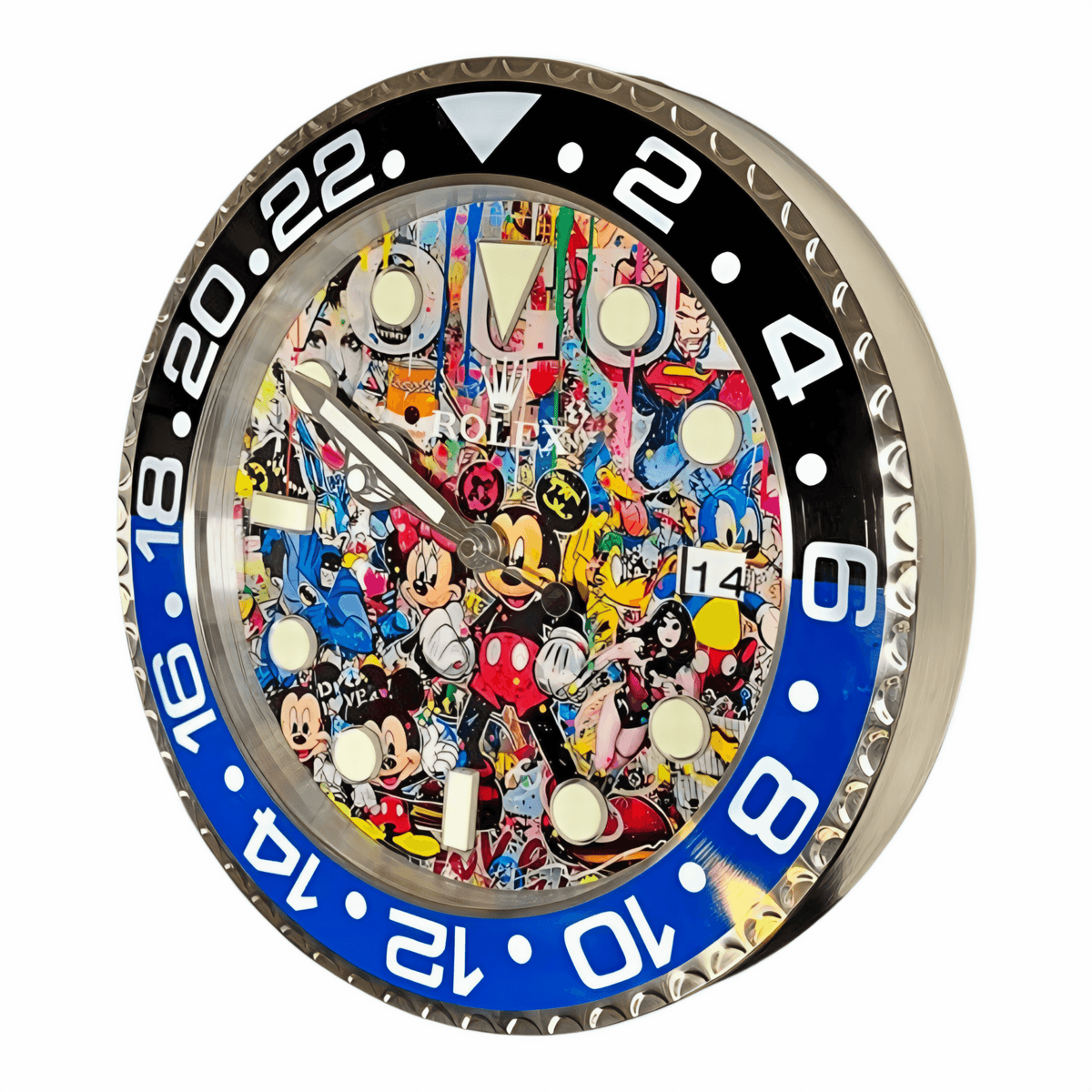 Orologio da Parete Custom Pop Art – Icons Disney Gmt Edition