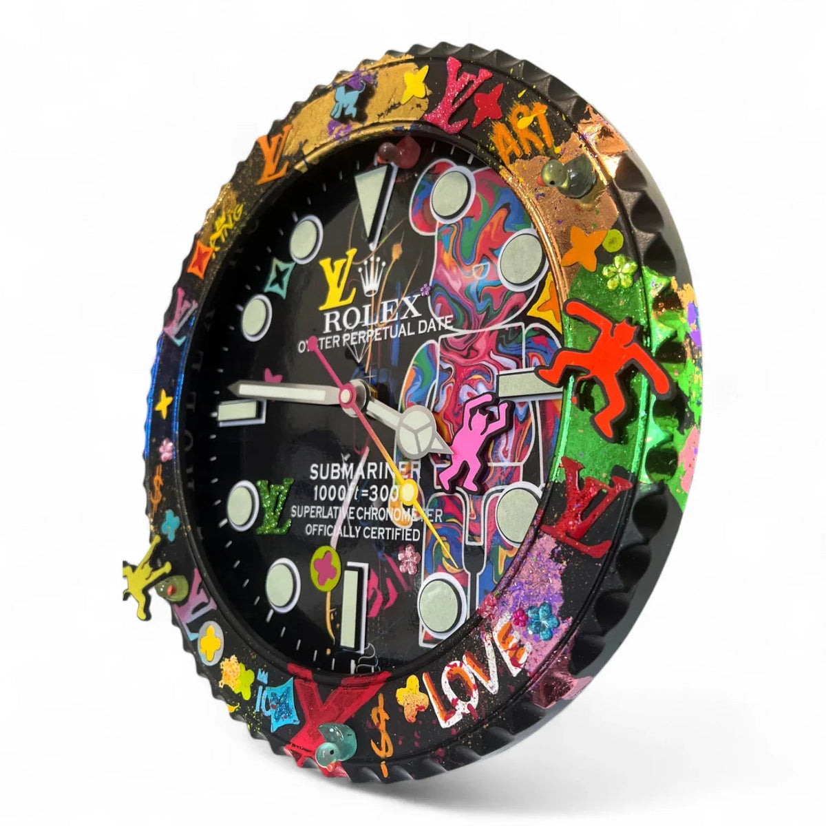 Orologio da Parete Custom Pop Art – Sub Bearbrick Edition