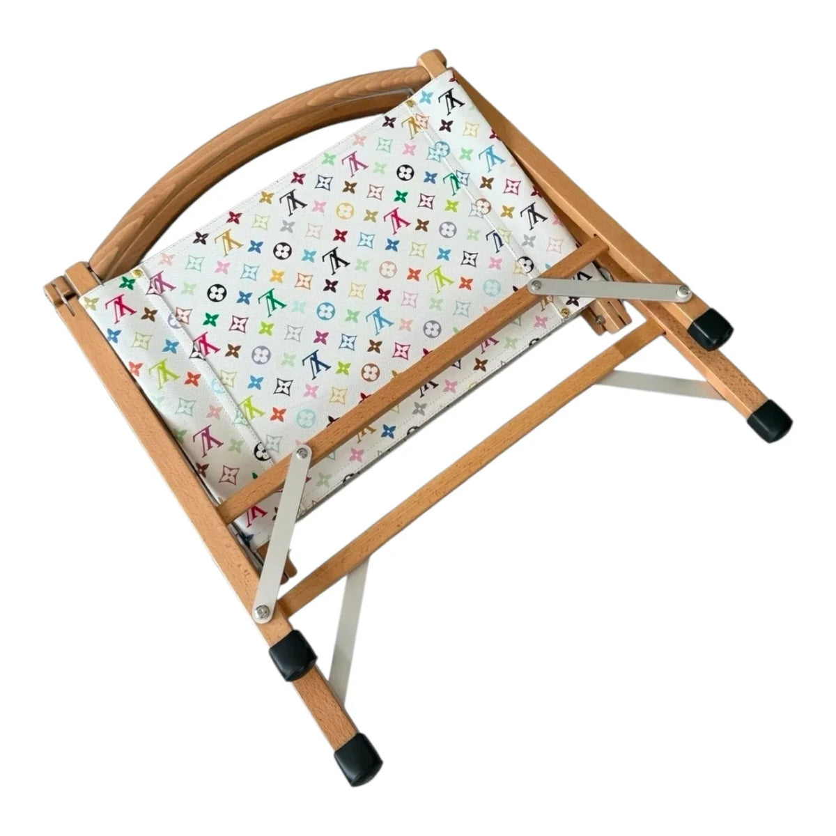 Poltrona Pieghevole Custom Luxury Ispirata a Louis Vuitton – Multicolor