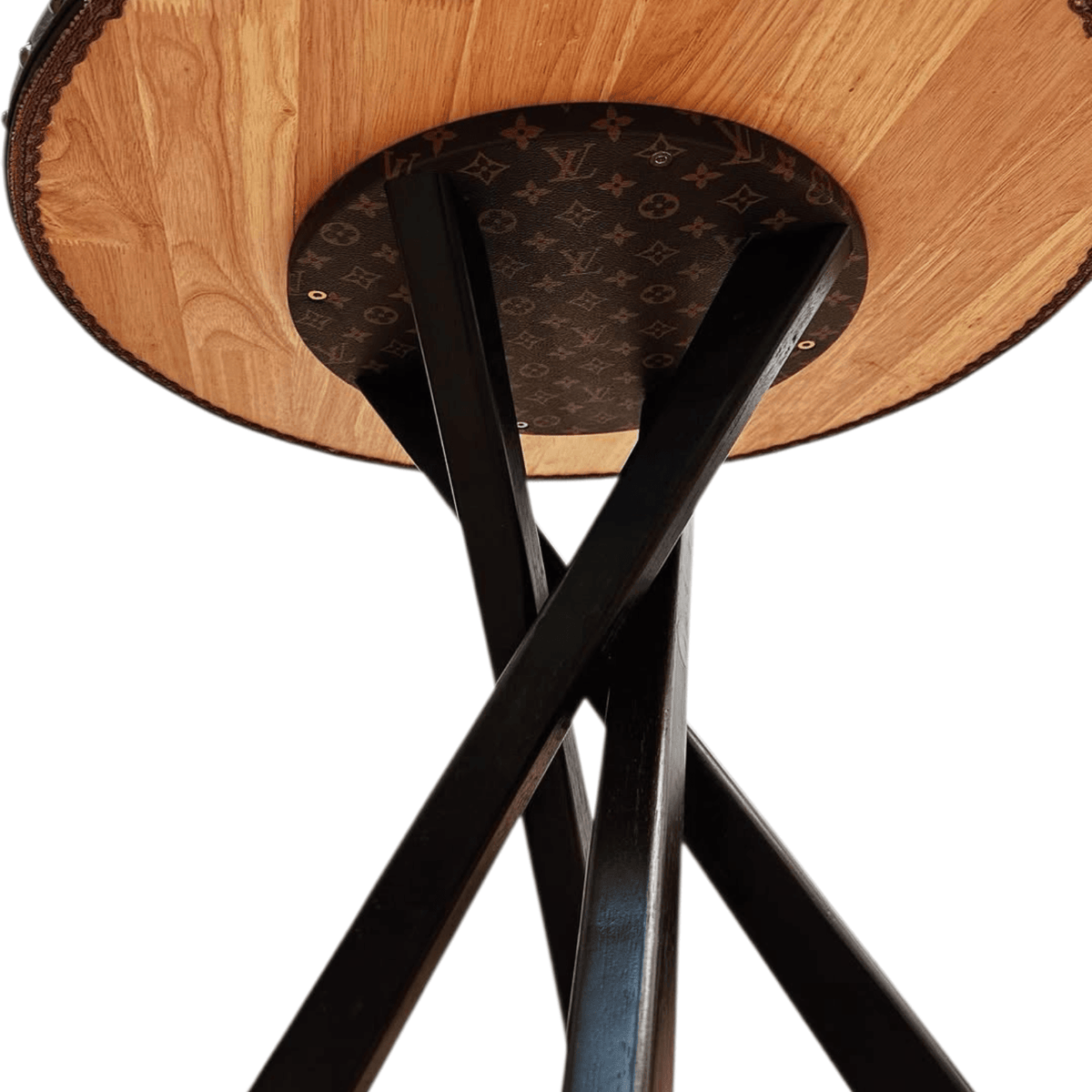 Tavolo Rotondo Chocolate Custom Luxury Ispirato a Louis Vuitton
