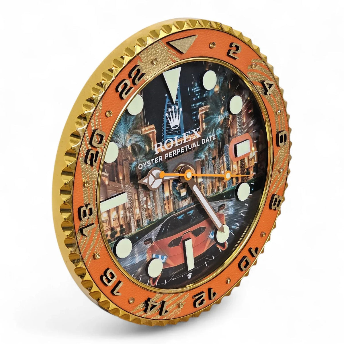 Orologio da Parete Custom Pop Art – GMT Street to Dubai Edition | Moon24