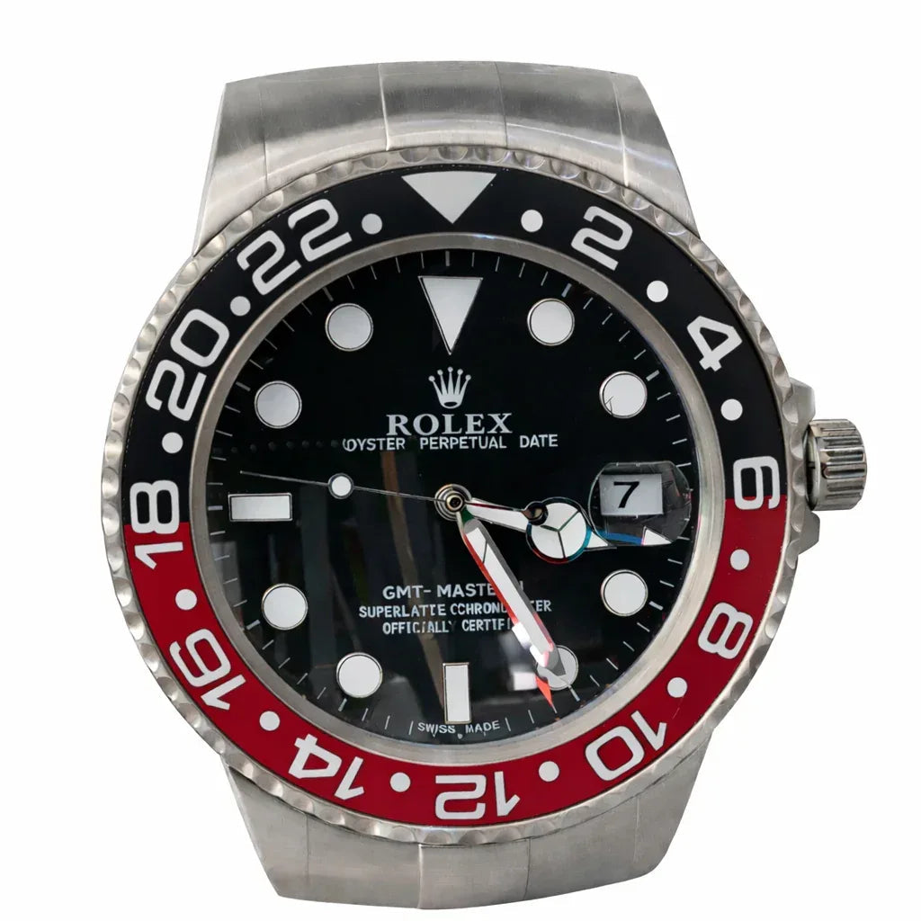 Orologio da Parete GMT XXL 43cm Design Executive - Moon24