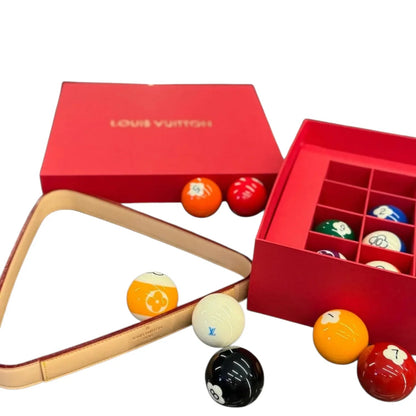 Set da Biliardo Custom Luxury ispirato a Louis Vuitton Floreal – Edizione Limitata