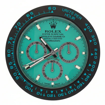 Orologio da Parete Daytona Tiffany 35cm Acciaio Inox Luxury - Moon24