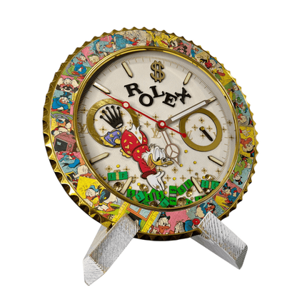 Orologio da Parete Custom Pop Art – McDuck Dollars Edition