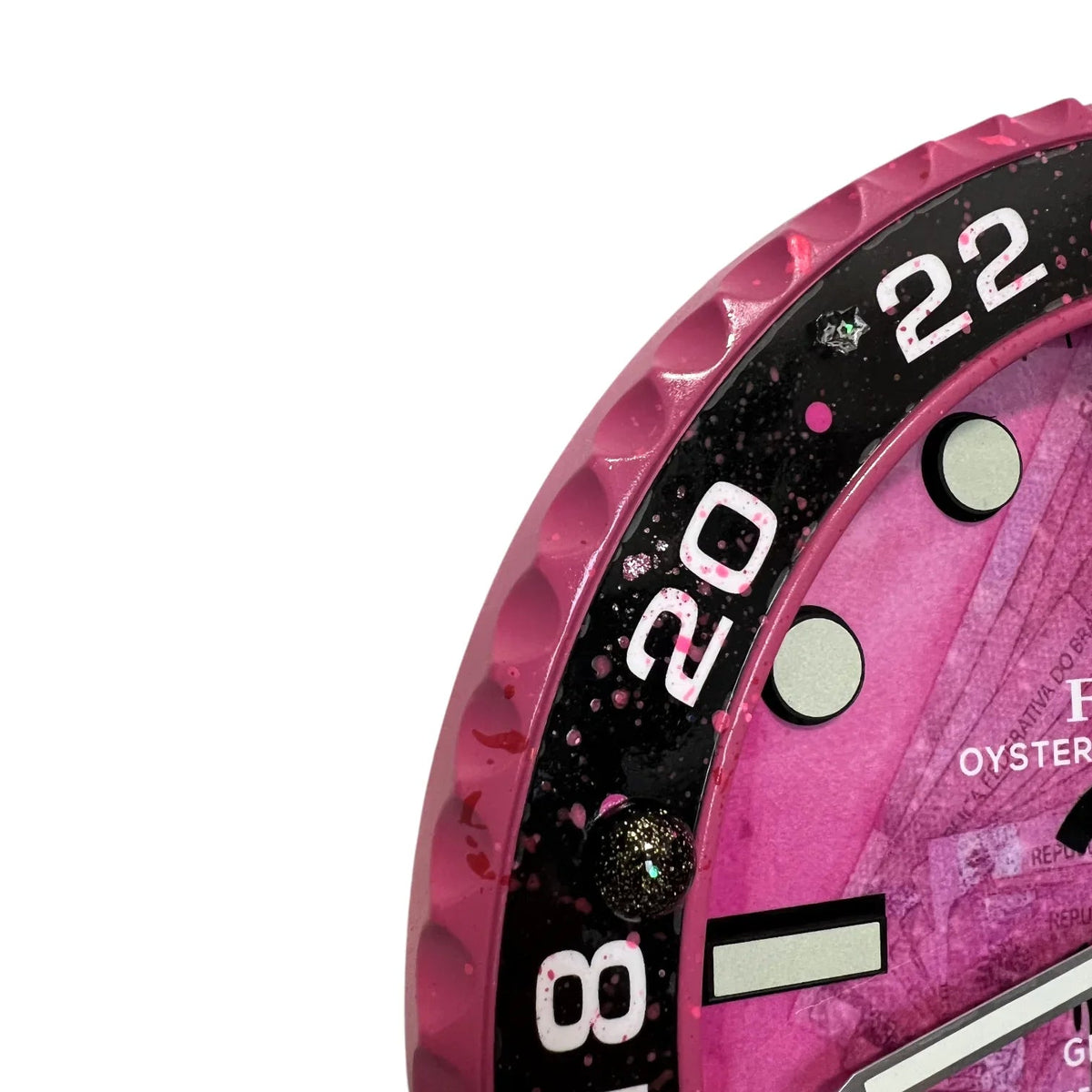 Orologio da Parete Custom – Pink Plush Edition | Moon24
