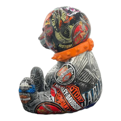 Bear For Harley Davidson Pop Art (Naor Artist) - Moon24