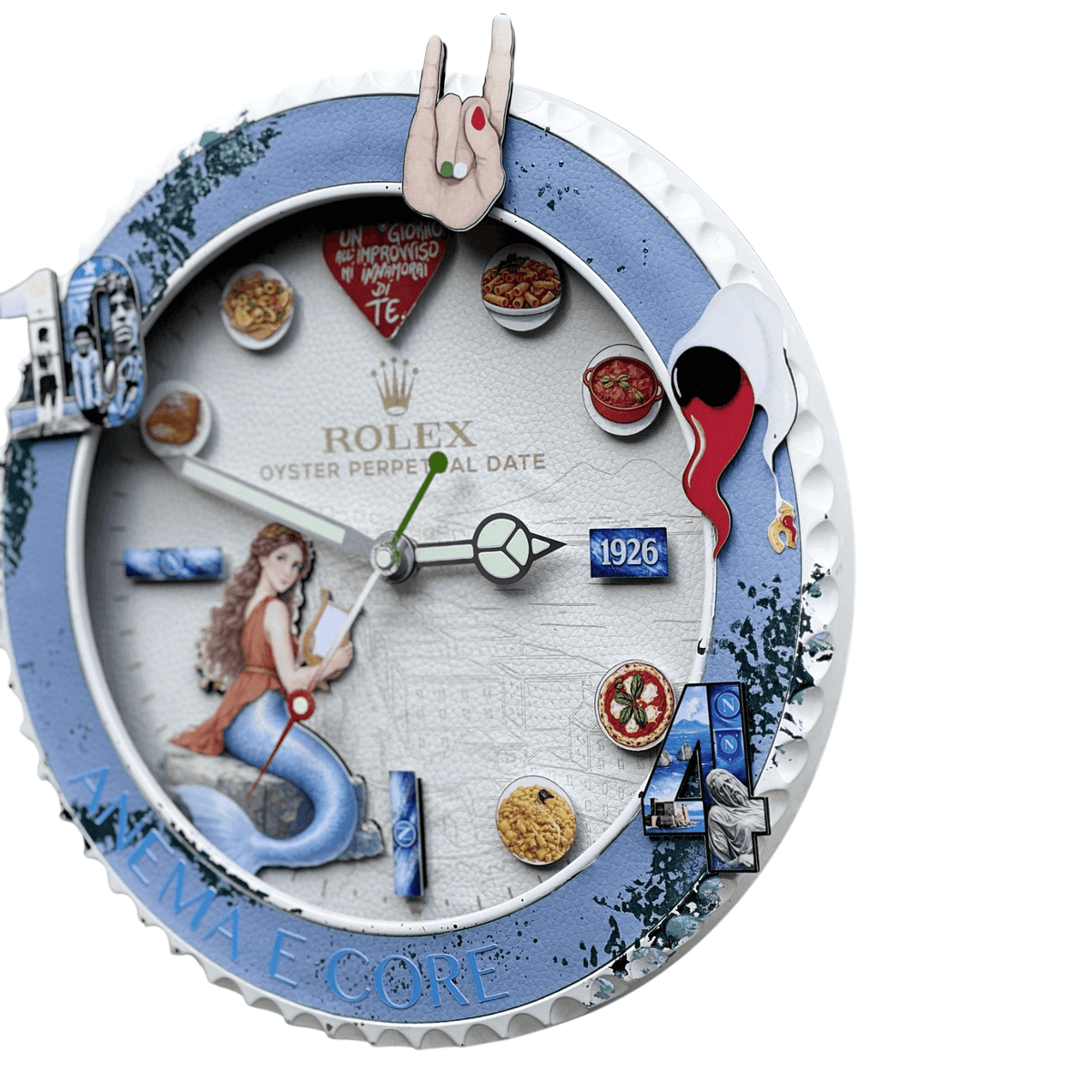 Orologio da Parete Custom Pop Art – Napoli Edition