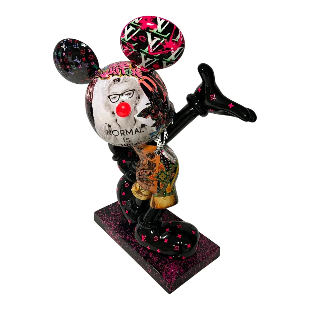 Mickey Vuitton Top Pop Art – Scultura Arte Limitata | Naor26