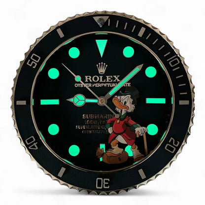Orologio da Parete Custom Pop Art – Sub Donald Duck Edition