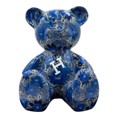 Teddy For Hermès Blue – Scultura Pop Art Edizione Limitata | Naor26