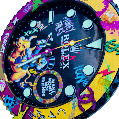 Orologio da Parete Custom Pop Art – Rich McDuck Edition