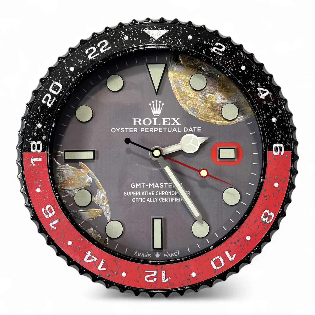 Orologio da Parete Custom – Fake World Edition | Moon24