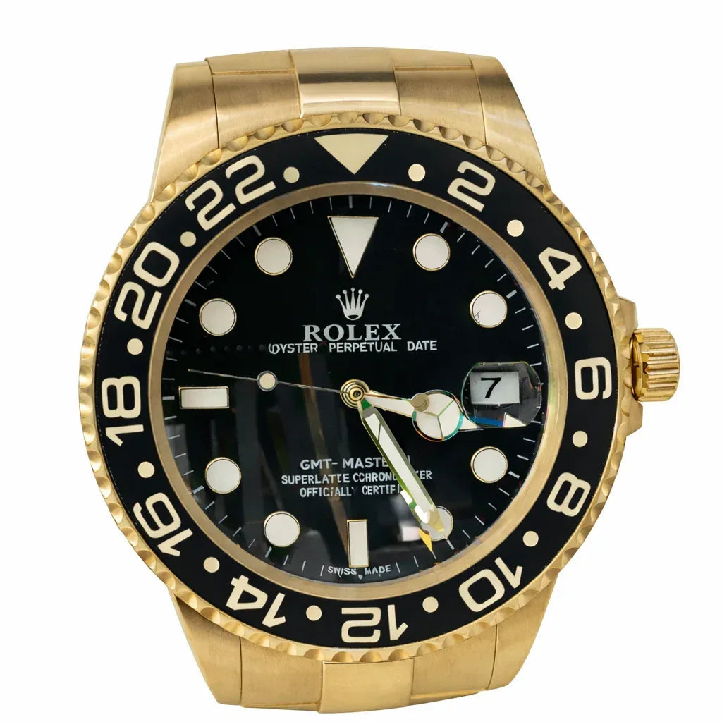 Orologio da Parete GMT XXL 43cm Design Executive - Moon24