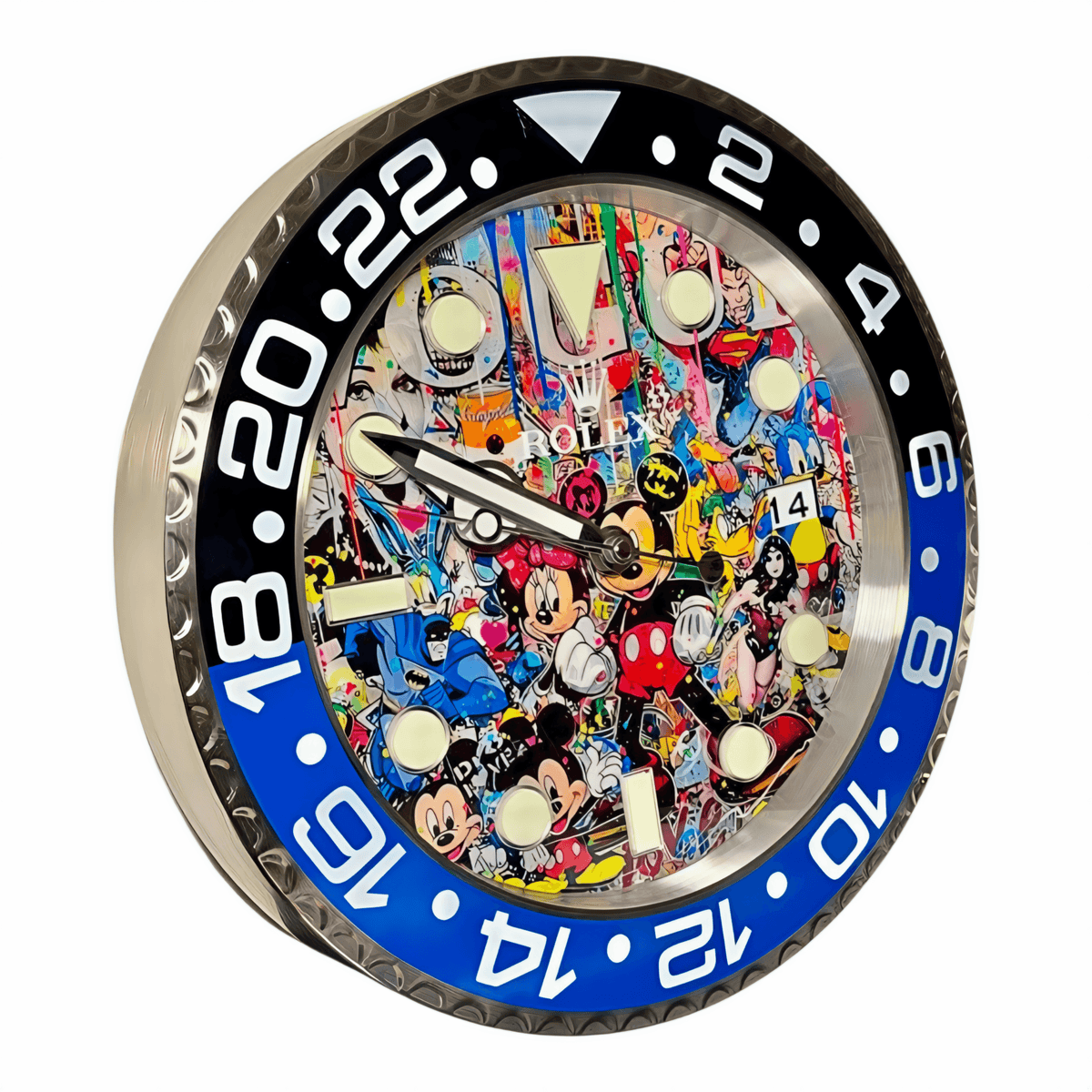 Orologio da Parete Custom Pop Art – Icons Disney Gmt Edition