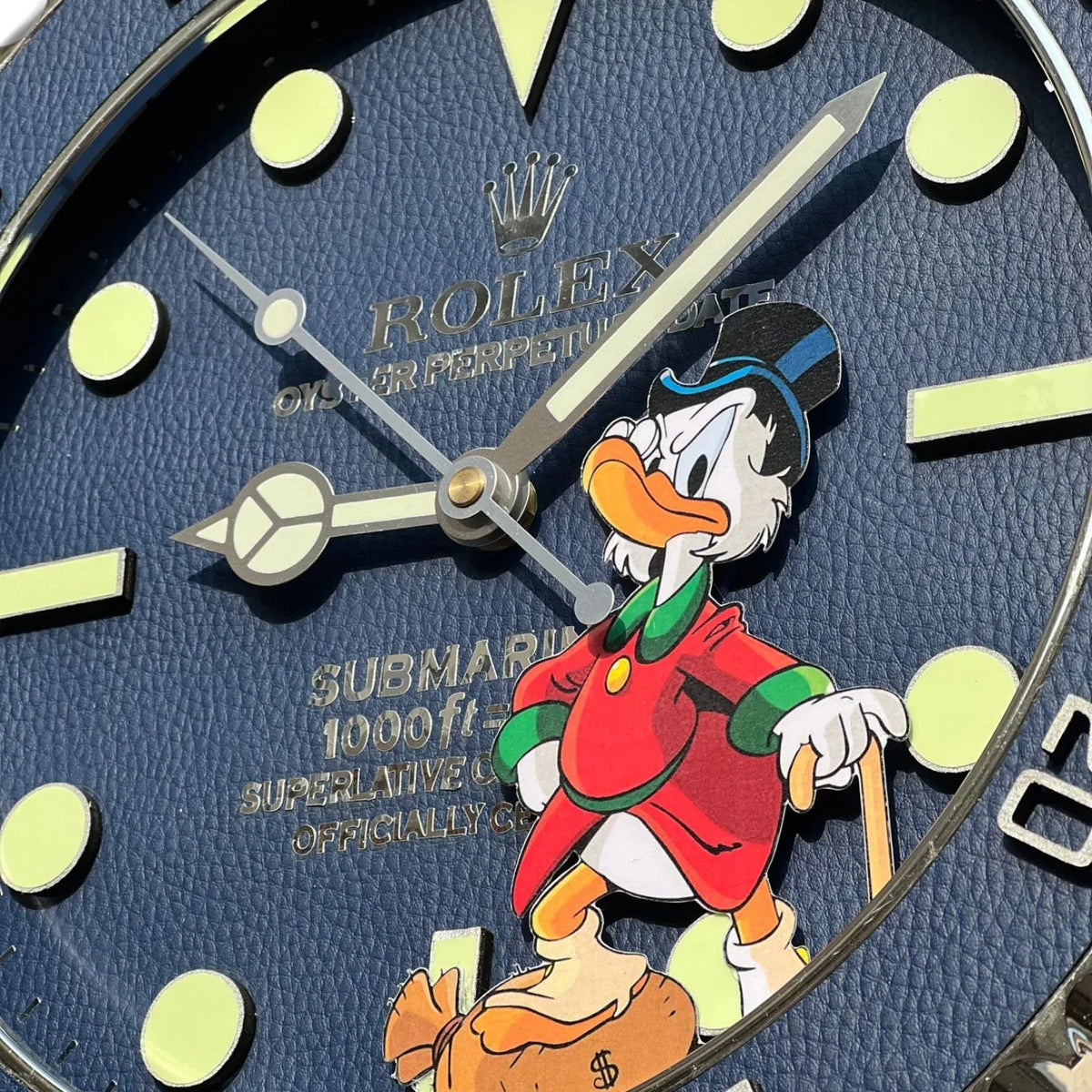 Orologio da Parete Custom Pop Art – Sub Donald Duck Edition