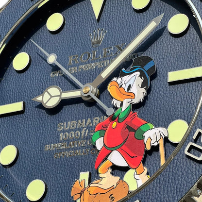 Orologio da Parete Custom Pop Art – Sub Donald Duck Edition