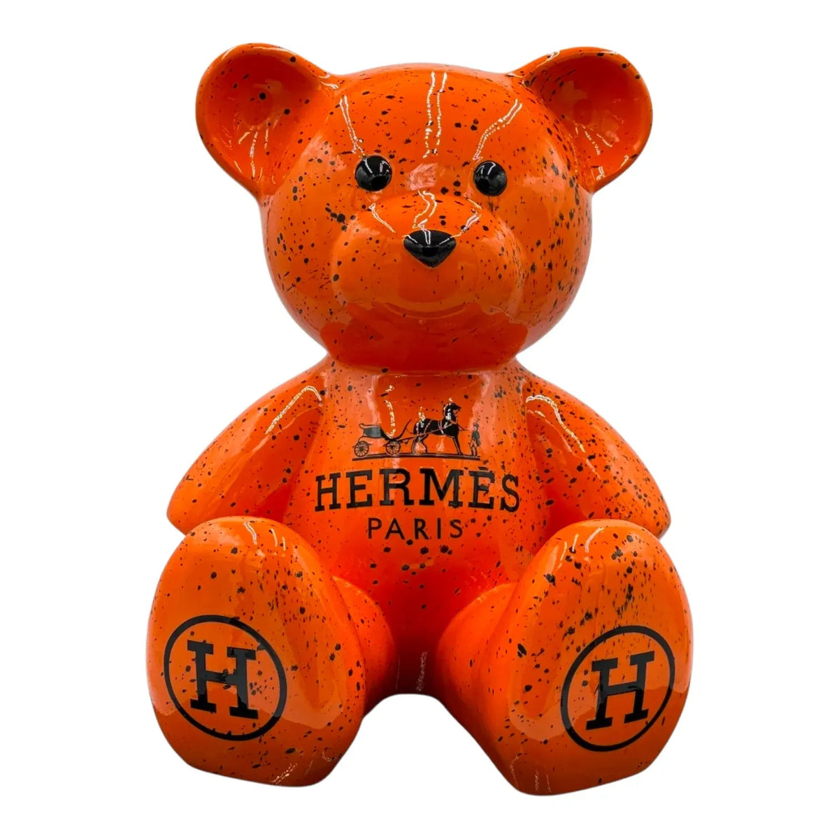 Teddy For Hermès Sk – Scultura Pop Art Luxury | Naor Artist