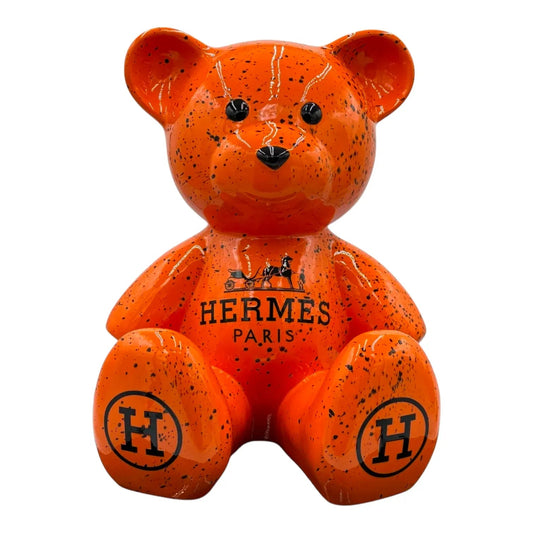 Teddy For Hermès Sk – Scultura Pop Art Luxury | Naor Artist