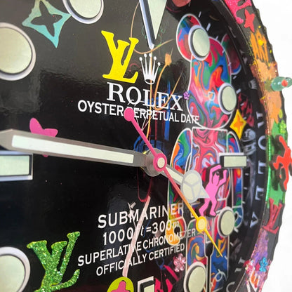 Orologio da Parete Custom Pop Art – Sub Bearbrick Edition