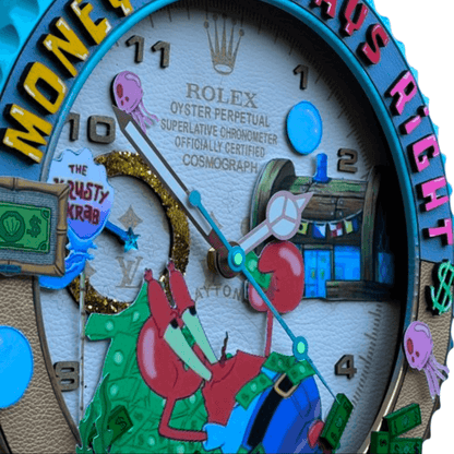 Orologio da Parete Custom Pop Art – Mr Krab Edition