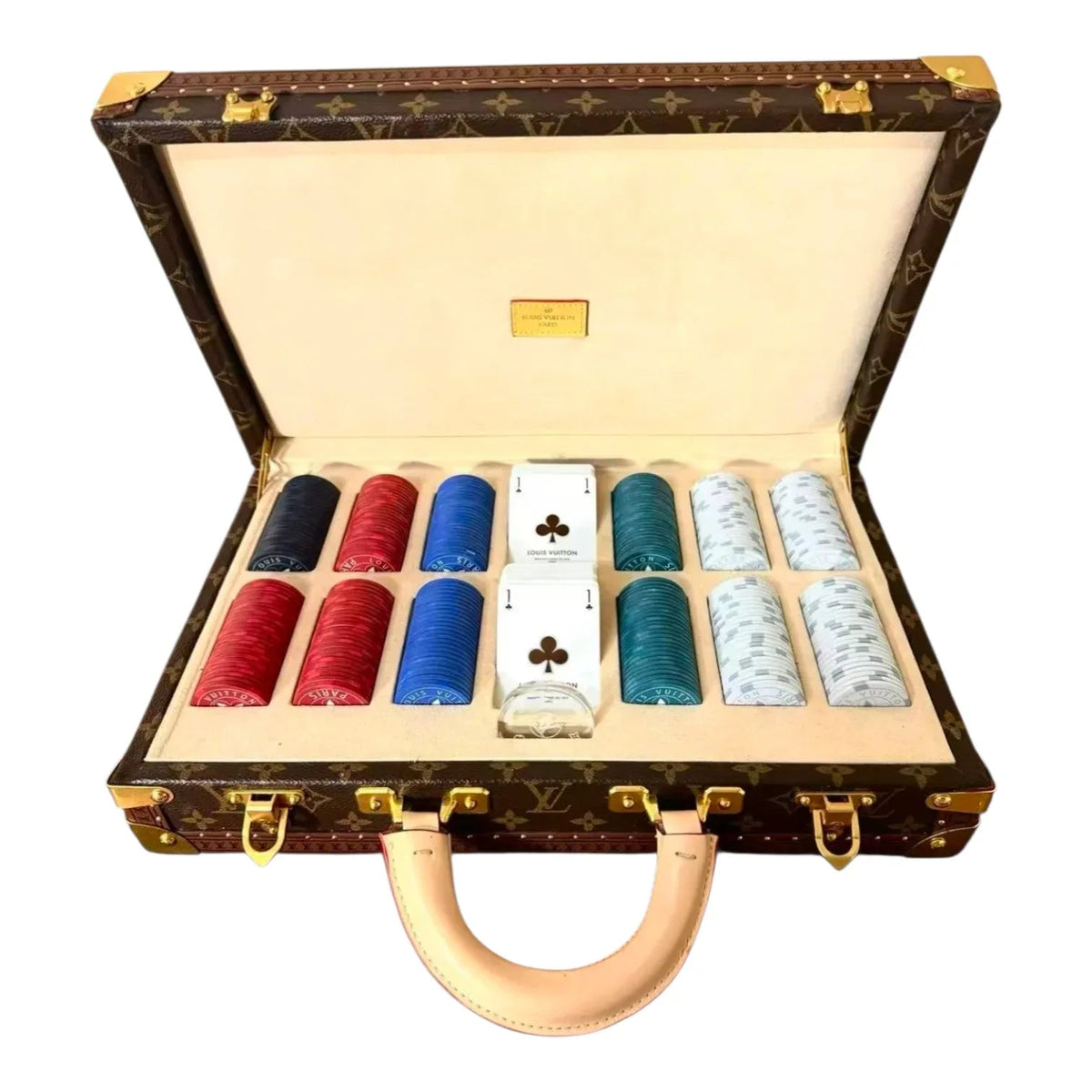Set da Poker Custom Luxury ispirato a Louis Vuitton – Edizione Limitata