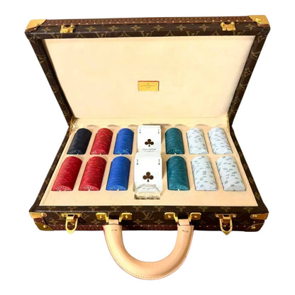 Set da Poker Custom Luxury ispirato a Louis Vuitton – Edizione Limitata