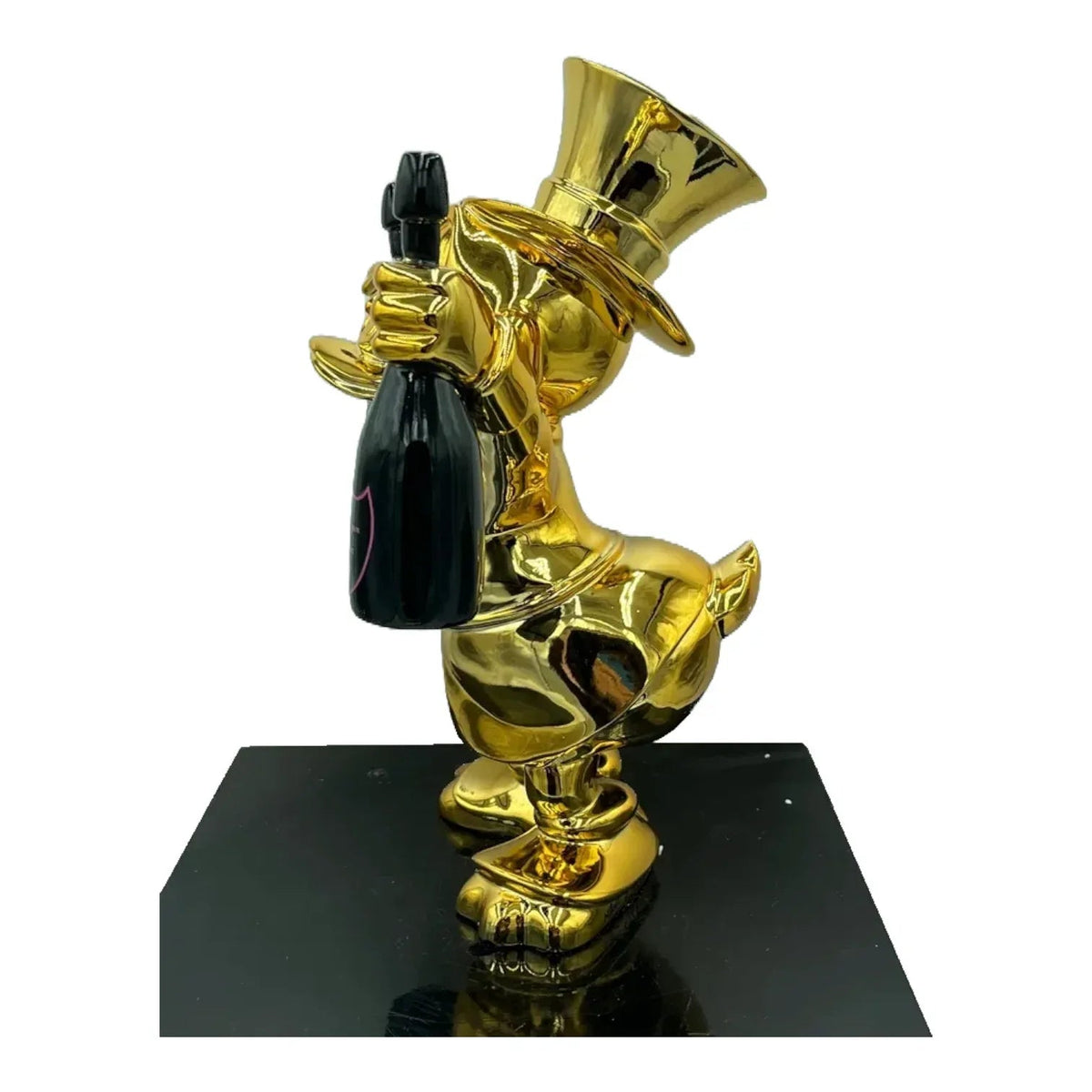 Paperone Dom Gold Pop Art - Scultura Naor26 - Moon24