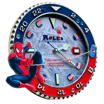 Orologio da Parete Custom – Spiderman x Pepsi Edition | Moon24
