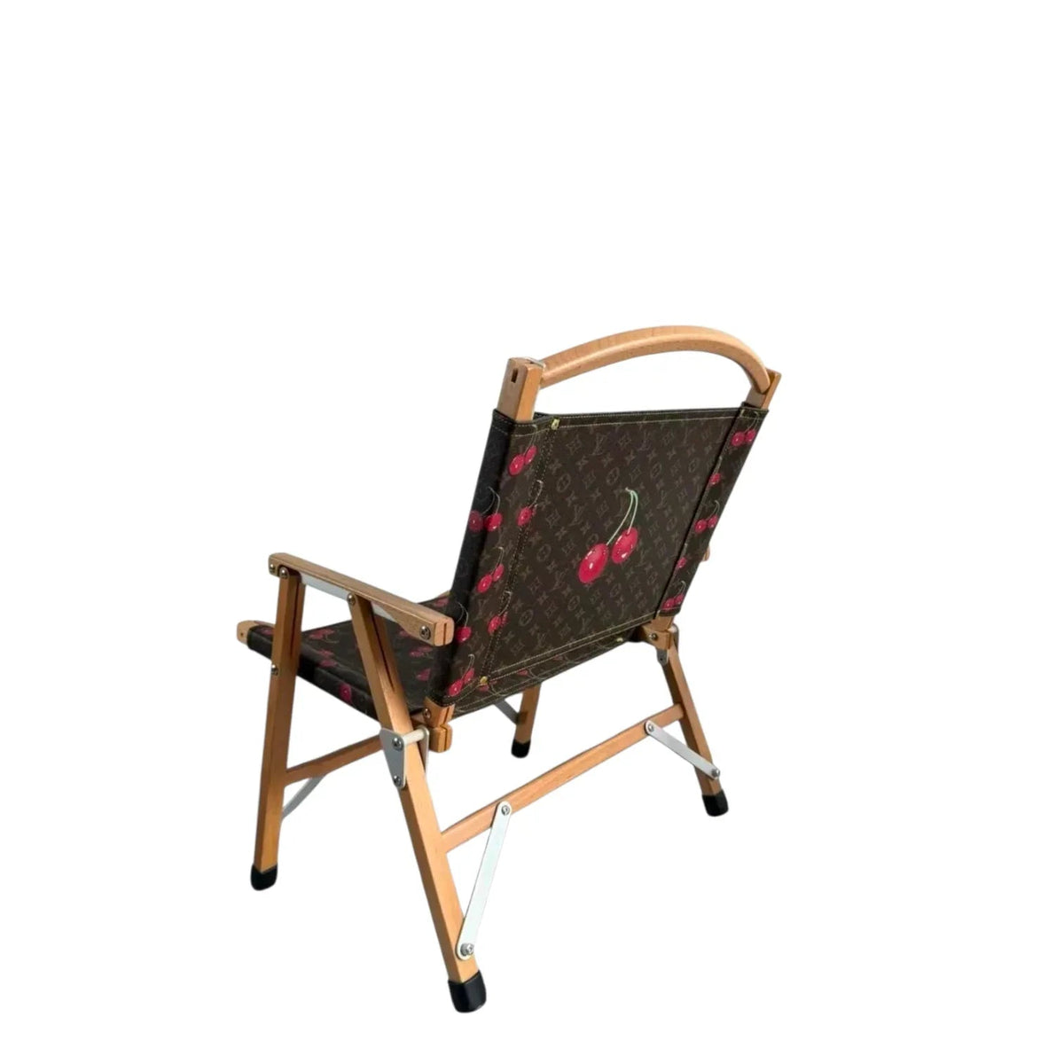 Poltrona Pieghevole Custom Luxury Ispirata a Louis Vuitton – Chocolate & Tabacco